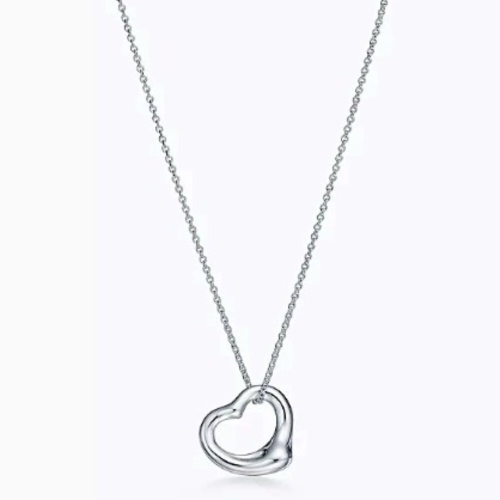 Authentic Tiffany & Co Silver Heart Necklace